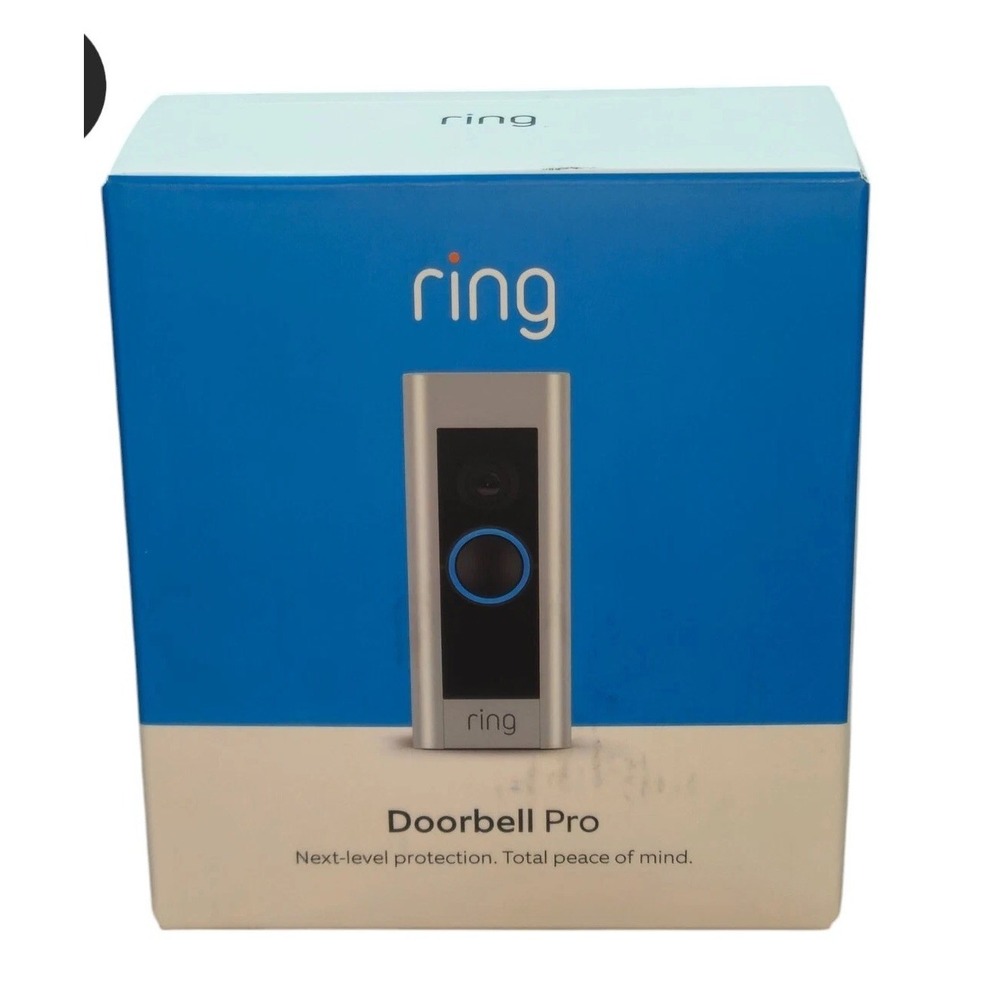 Ring Doorbell Plus Smart Wi-Fi Video Doorbell - Satin Nickel